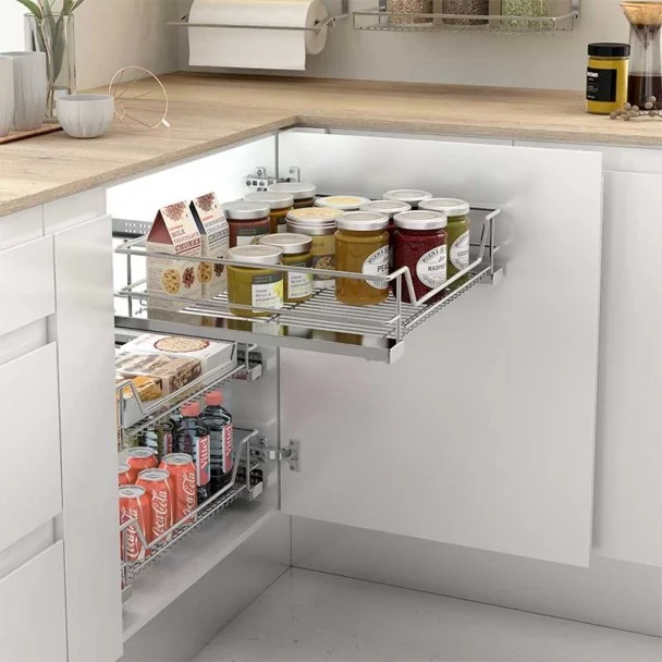 Cesto Multiuso Extraível Cozinha Linha Plus