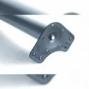 Perna de Mesa Regulável em Aço Diâmetro 60 mm (4 pçs)