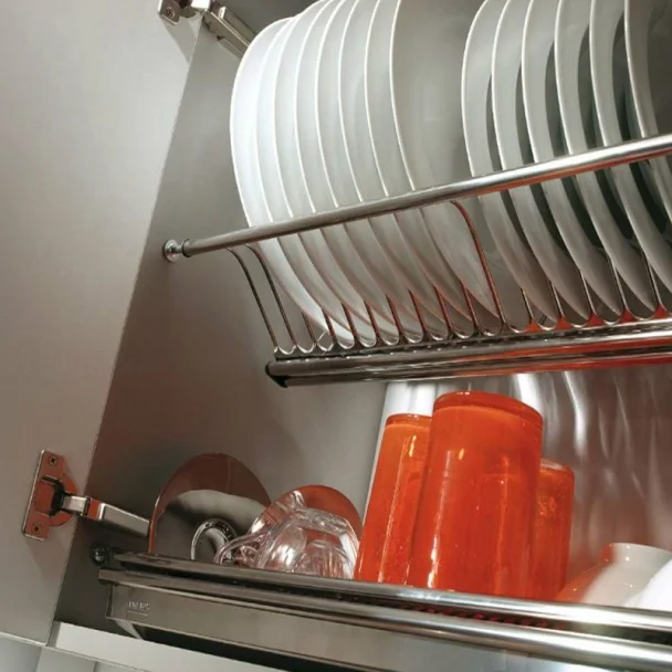 Platera de Cozinha Escurreplatos em Aço Inoxidável