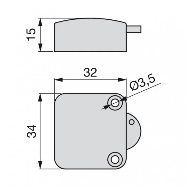 Interruptor Automático para Portas de Armários