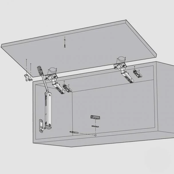 Dobradiça Basculante Cozinha Blum Aventos HK-XS