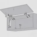 Dobradiça Basculante Cozinha Blum Aventos HK-XS