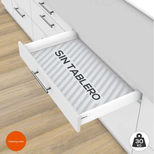 Gaveta Branco 30 kg Tandembox Antaro M