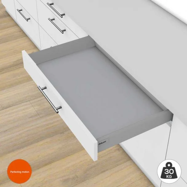 Gaveta Cinza 30 kg Tandembox Antaro M
