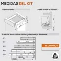 Gaveta Cinza 30 kg Tandembox Antaro M