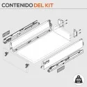 Gaveta Cinza 65 kg Tandembox Antaro M