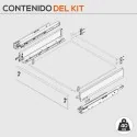 Gaveta Cinza 40 kg Legrabox Pure M