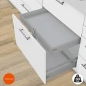 Gaveta Interna Cinza 30 kg Tandembox Antaro M para cozinha