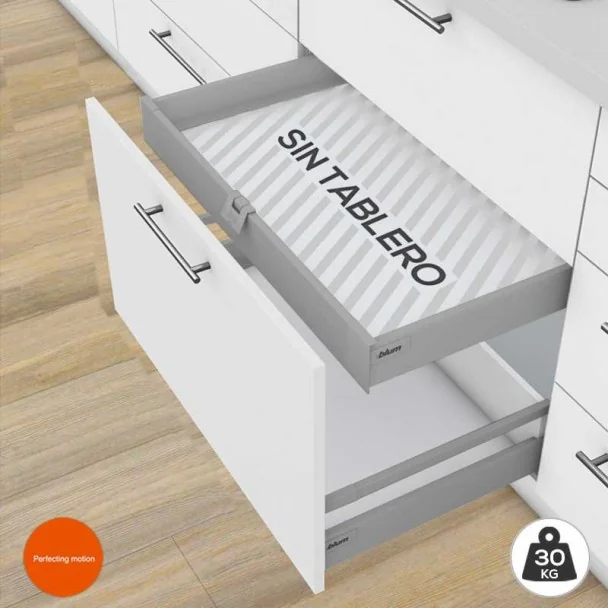 Gaveta Interna Cinza 30 kg Tandembox Antaro M para cozinha