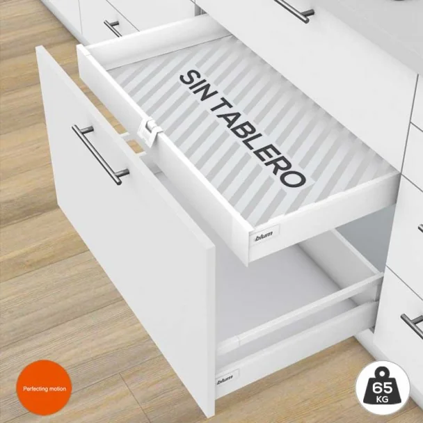 Gaveta Interior Branco 65 kg Tandembox Antaro M para cozinha