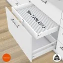 Gaveta Interior Branco 65 kg Tandembox Antaro M para cozinha