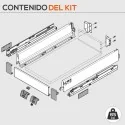 Gaveta Interior Branco 65 kg Tandembox Antaro M para cozinha