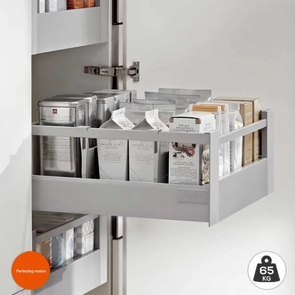 Extensão Interior Cinza 65 kg Tandembox Antaro D para Cozinha