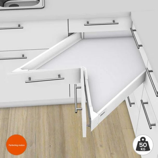 Gaveta SPACE-CORNER 65 kg Tandembox Antaro M para Armário de Canto Cozinha