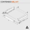 Gaveta Interna Cinza 40 kg Legrabox Pure M