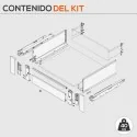 Extensão Interior Cinza 40 kg Legrabox Pure C