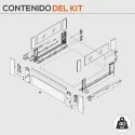 Extensão Interior Cinza 40 kg Legrabox Free C