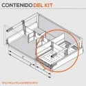 Bandeja Garrafas ORGA-LINE para Extensões Cozinha Blum Antaro
