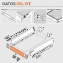 Frontal Dianteiro para Gavetas e Extensões Internas Antaro