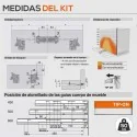 Guias 50 kg TIP-ON para Gavetas e Extensões Tandembox Antaro