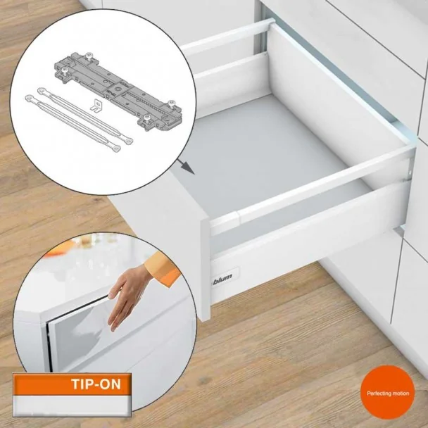 Sincronização TIP-ON para Gavetas e Extensões Tandembox Antaro