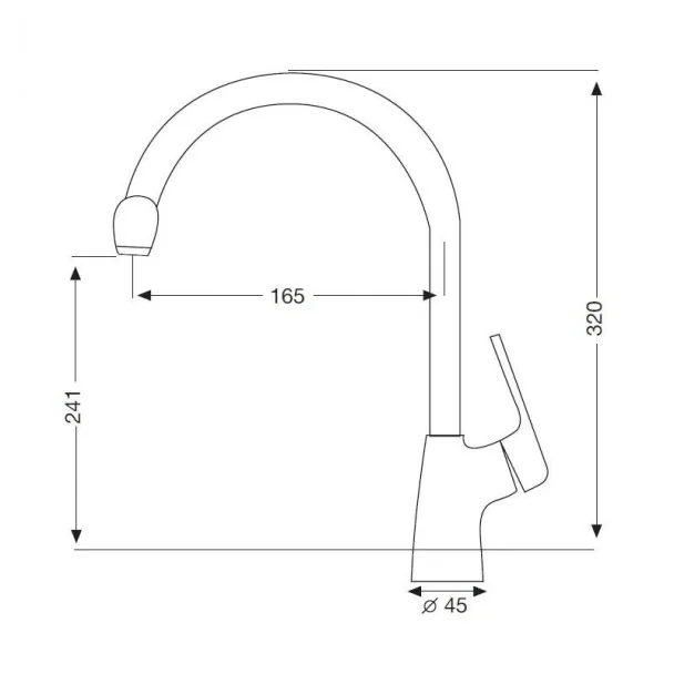 Torneira Fedora para Cozinha