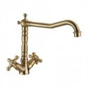 Torneira Angular Classic Bronze para Cozinha