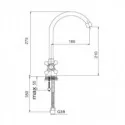 Torneira Classic Bronze para Cozinha