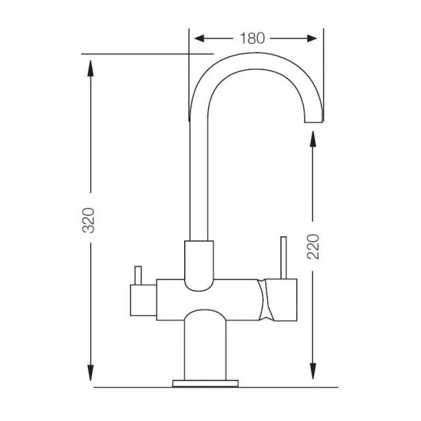 Torneira Osmose Circular para Cozinha