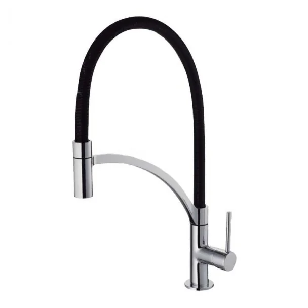 Torneira Flexível Alcor Preto para Cozinha