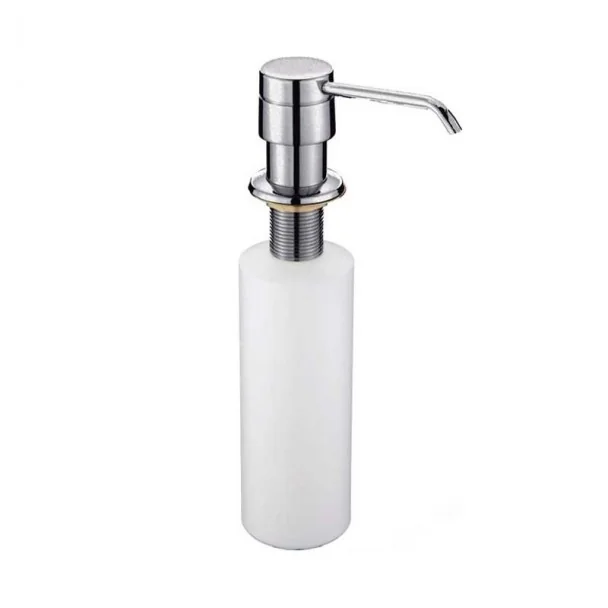Dispensador de Sabão Redonda Inox para Pia Cozinha