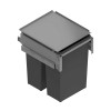 Cubos Reciclagem de Lixo 35 + 35 L, com Sistema de Guias