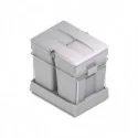 Balde de Lixo Ecológico 30 + 30 L para Cozinha | Menage Confort