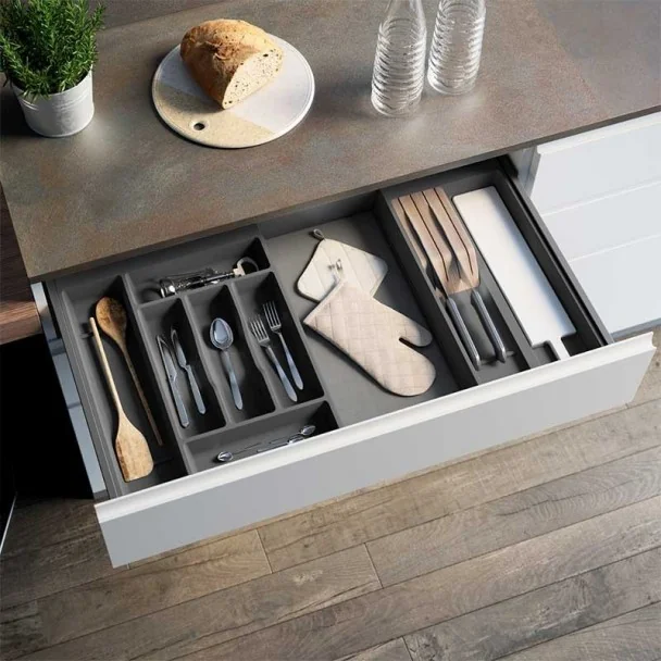 Suporte de Talheres Modular Universal para Cozinha