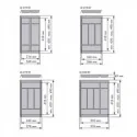 Suporte de Talheres Modular Universal para Cozinha