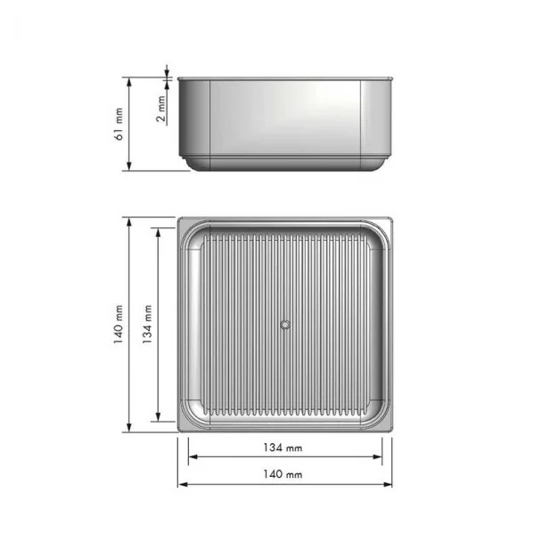 Bandeja Quadrada Acessórios para Gaveta | Menage Conforto