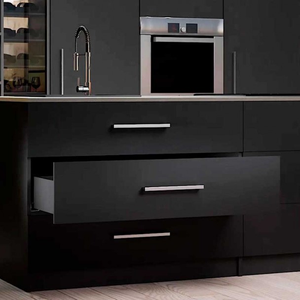 Gaveta para Panelas Cinza Antracite 40 kg Vertex Emuca