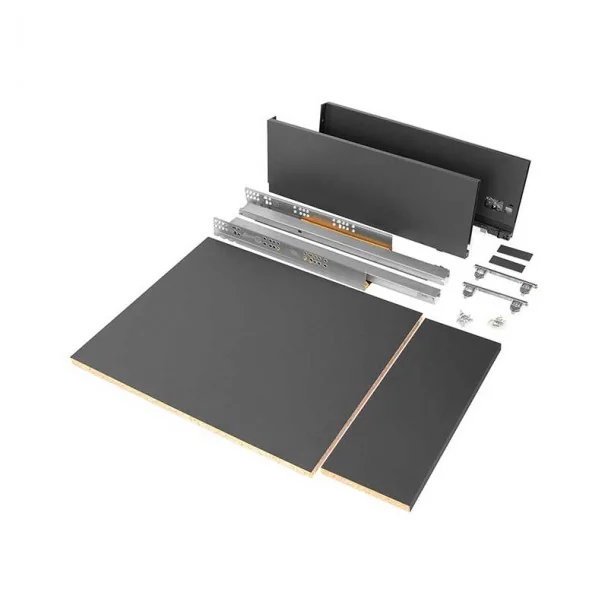 Gaveta para Panelas Cinza Antracite 40 kg Vertex Emuca