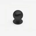 Maçaneta de Zamak Preto Fosco 3441