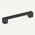 Puxador de Zamak Preto Fosco 4703