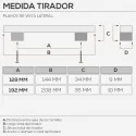 Puxador de Zamak Preto Fosco 4741
