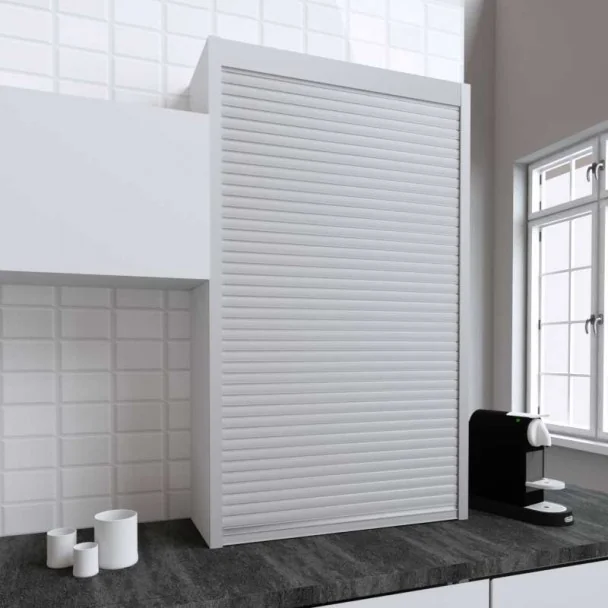 Kit Persiana 90 x 150 cm PVC Inox para Móveis de Cozinha