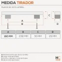 Atirador 4756 Cromado Mate Cozinha