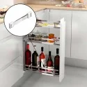Kit Separadores de Garrafas Flat Chrome (4 pçs)