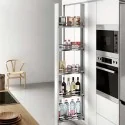 Kit Coluna Removível Slim Flat Cromo