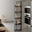 Kit Coluna Removível Slim Flat Antracite