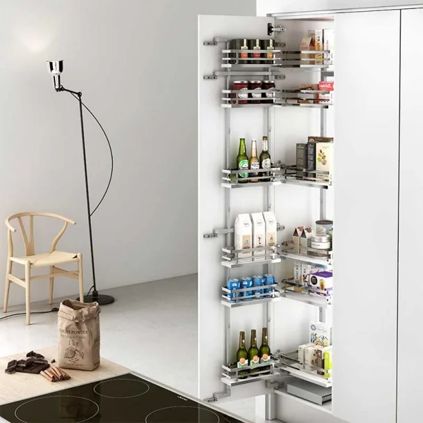 Coluna Deslizante Flat Cromo