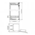 Coluna Deslizante Flat Antracite