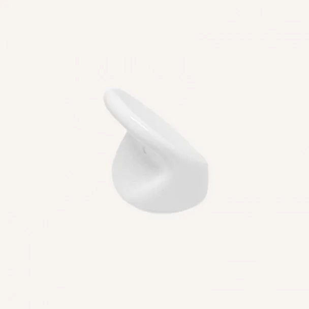 Maçaneta de Zamak Branco Fosco 3501