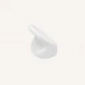 Maçaneta de Zamak Branco Fosco 3501
